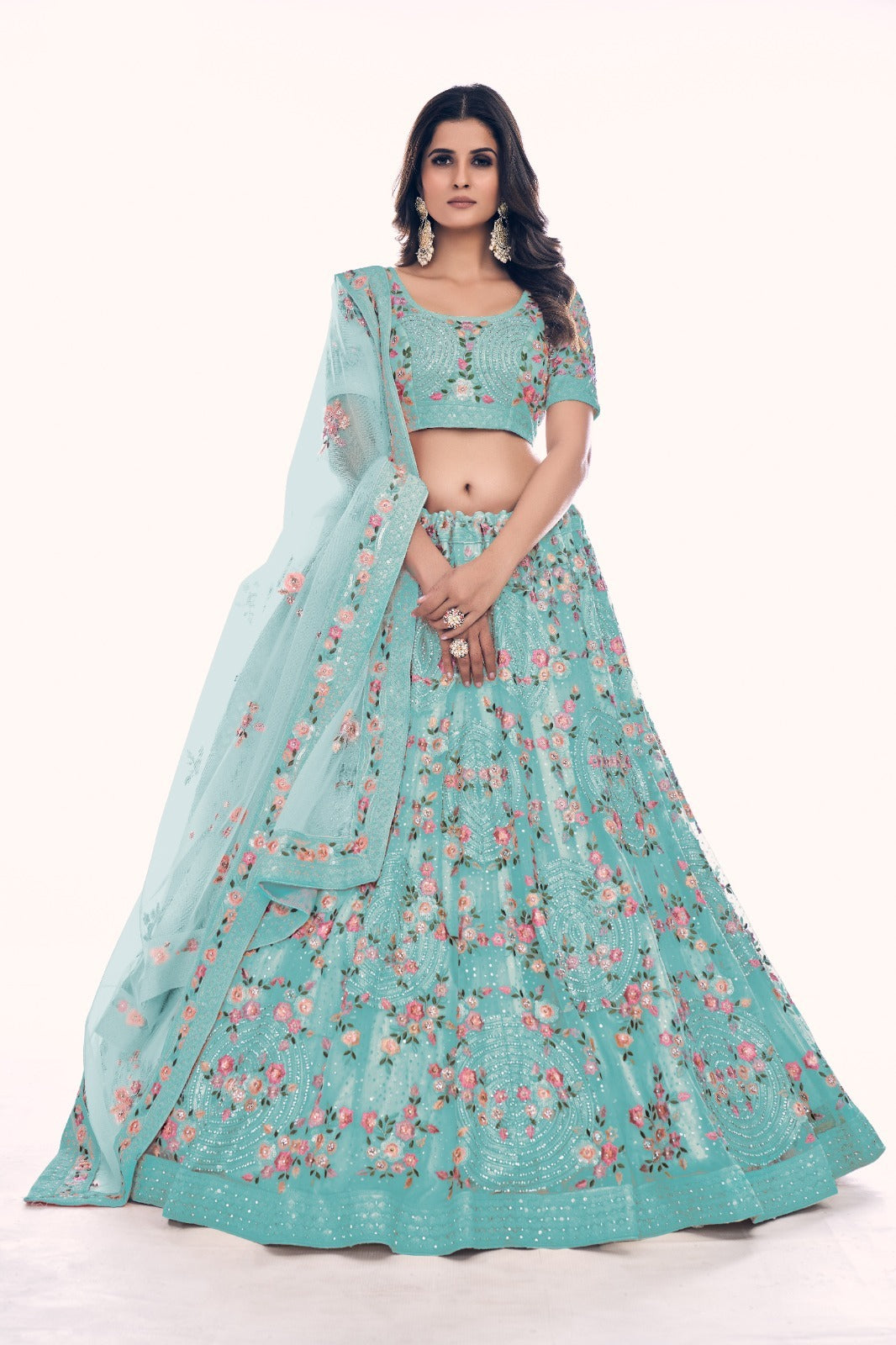Red Stunning Work Lehenga Choli For Dulhan at Rs.17550/Piece in betul offer  by Shree shyam vastra bhandar