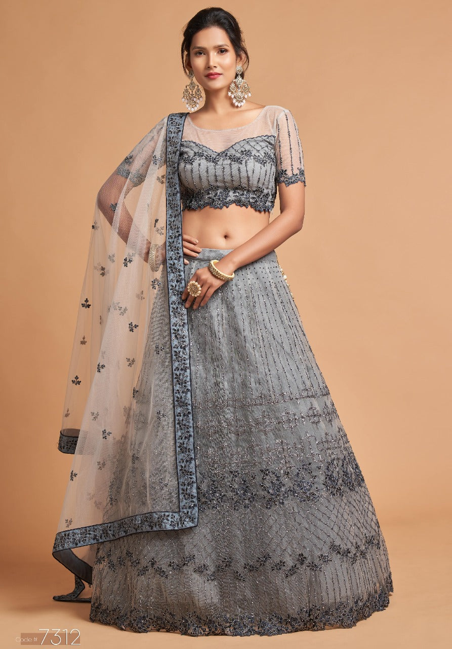 Traditional Kerala Engagement Lehenga Choli Design The bride looked  absolutely mystical adorned in this hand-crafted lehenga. The vin... |  Instagram